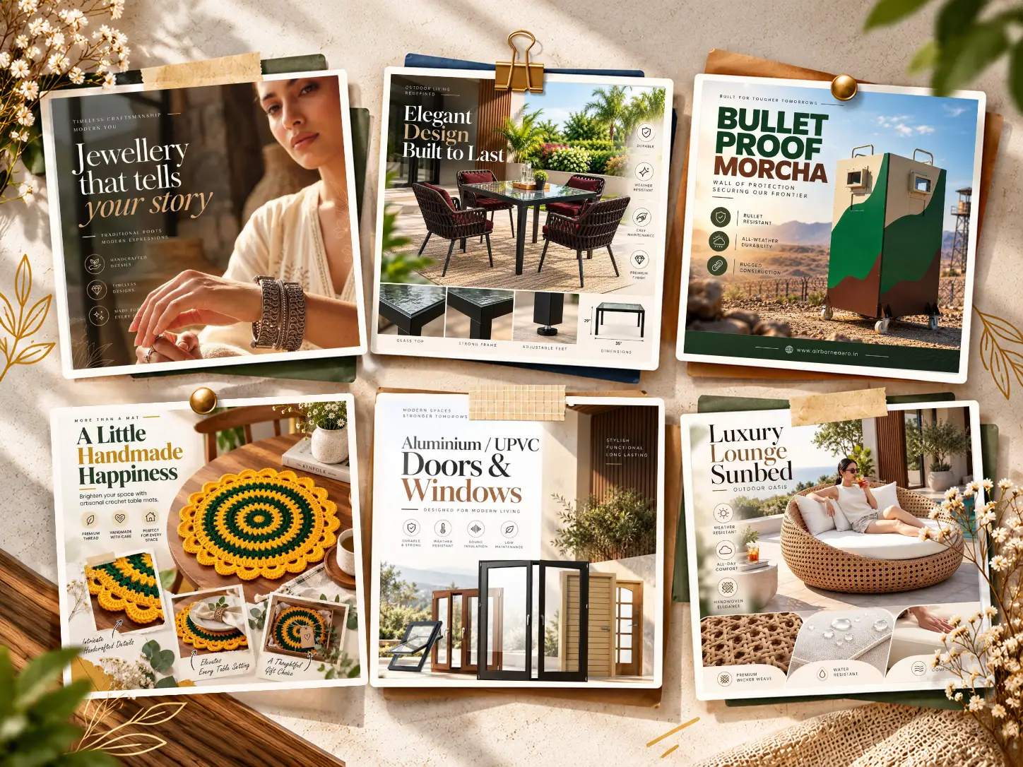 Social media post design portfolio by Webtechly